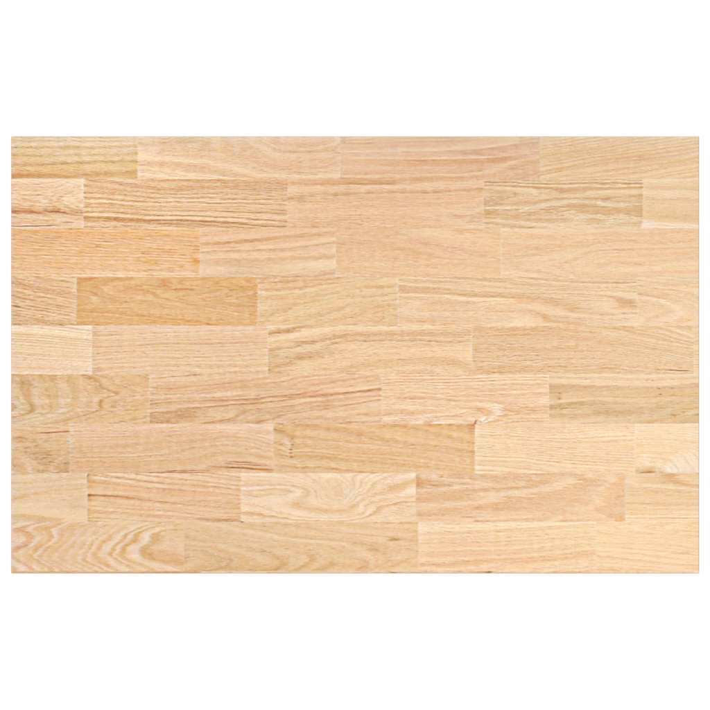 Vidaxl keuken werkblad rechthoekig 100x63,5x4 cm massief eikenhout