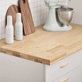 Vidaxl keuken werkblad rechthoekig 100x63,5x4 cm massief eikenhout