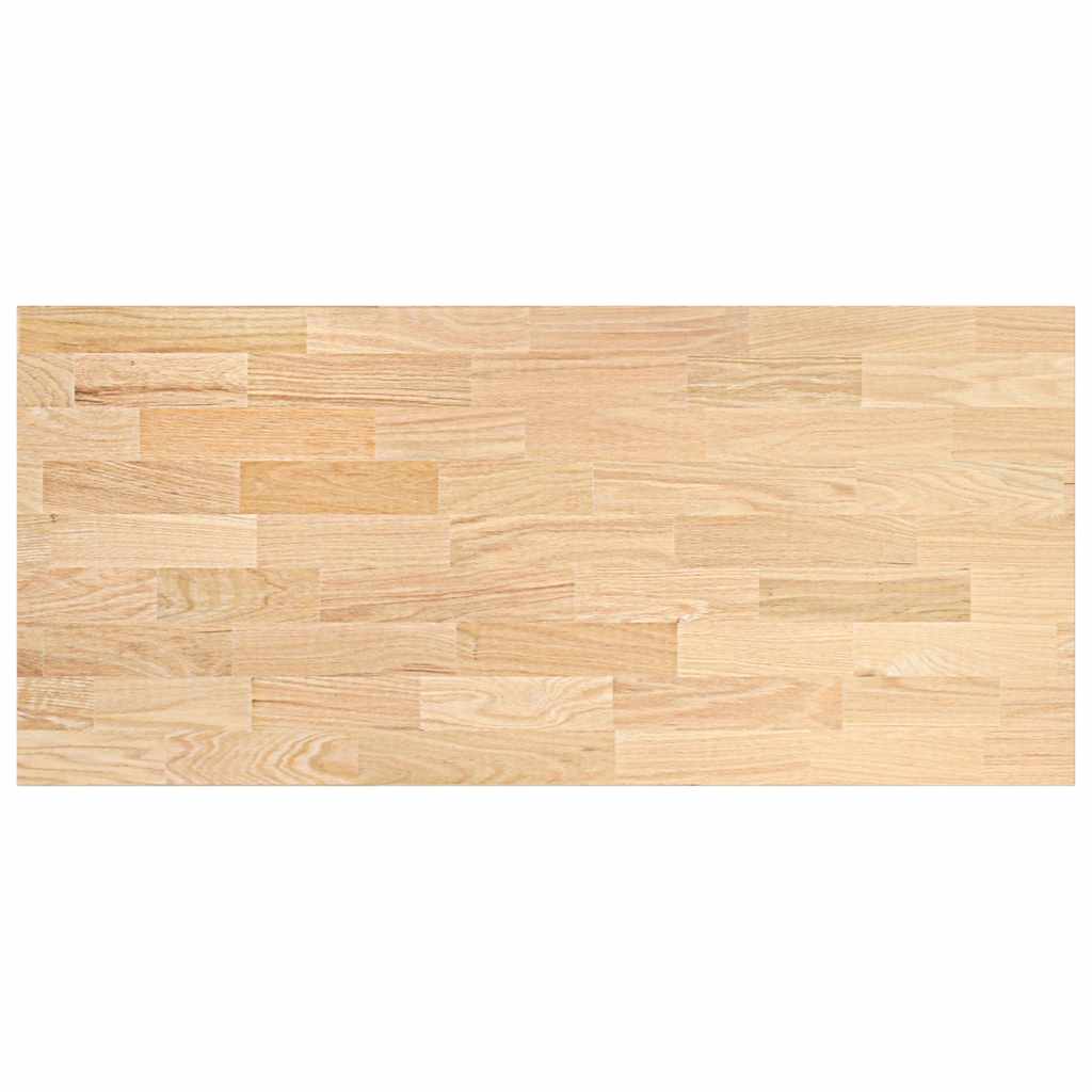 Vidaxl keuken werkblad rechthoekig 140x63,5x4 cm massief eikenhout