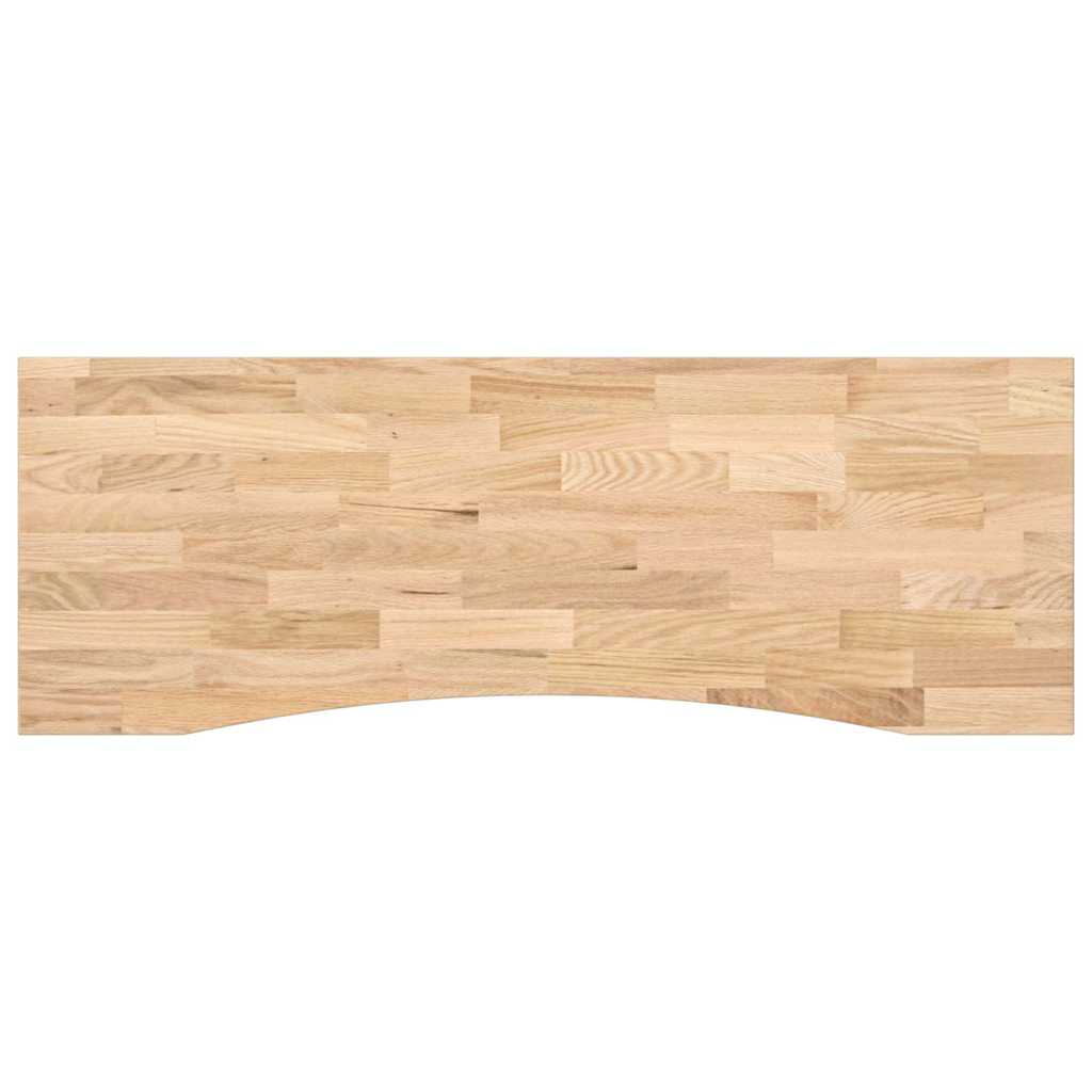 Vidaxl bureaublad rechthoekig 140x60x2,5 cm onbehandeld eikenhout