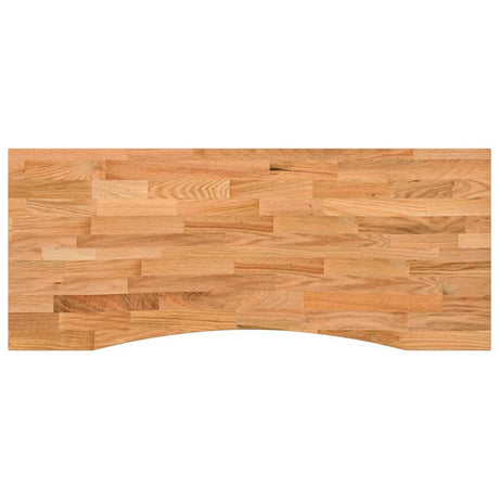Vidaxl bureaublad rechthoekig 120x50x2,5 cm eikenhout lichtbruin