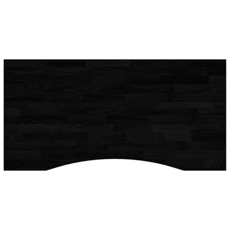 Vidaxl bureaublad rechthoekig 100x60x2,5 cm eikenhout donkerbruin