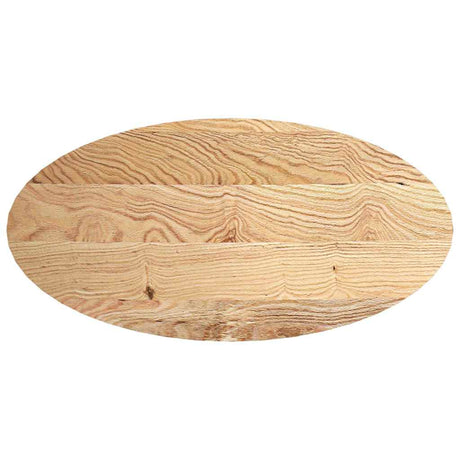 Vidaxl tafelblad 120x60x2 cm ovaal massief eikenhout