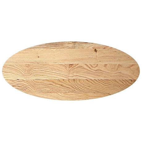 Vidaxl tafelblad 140x60x4 cm ovaal massief eikenhout