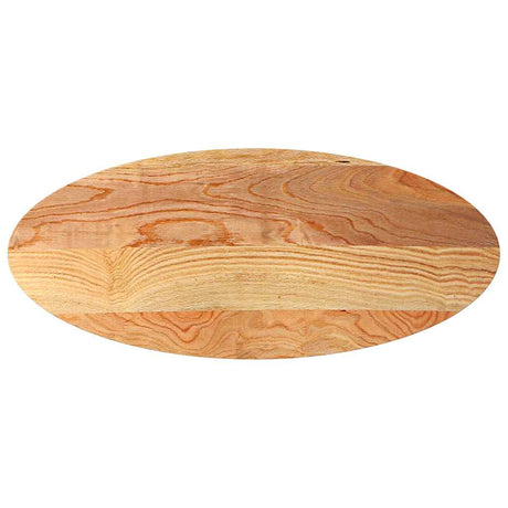 Vidaxl tafelblad 140x60x4 cm ovaal massief eikenhout lichtbruin