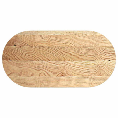 Vidaxl tafelblad 120x60x4 cm ovaal massief eikenhout