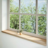 Vidaxx Fensterbänke 2 Stück unbehandelt 160x30x2 cm massive Eiche