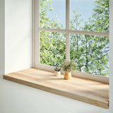 VidaXL Fensterbänke 2 Stk. unbehandelt 100x40x2 cm massive Eiche