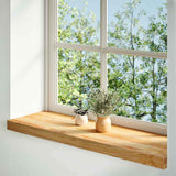 Vidaxx Fensterbänke 2 Stk. 70x25x2 cm Eiche massiv hellbraun