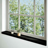 Vidaxx Fensterbänke 2 Stk. 160x15x2 cm Eiche massiv dunkelbraun