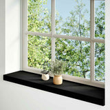 Vidaxx Fensterbänke 2 Stk. 70x20x2 cm Eiche massiv dunkelbraun