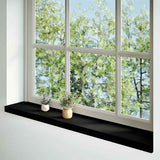 Vidaxx Fensterbänke 2 Stk. 140x20x2 cm Eiche massiv dunkelbraun