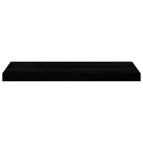 Vidaxx Fensterbänke 2 Stk. 70x25x2 cm Eiche massiv dunkelbraun