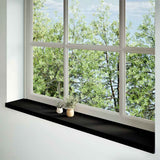 Vidaxx Fensterbänke 2 Stk. 160x25x2 cm Eiche massiv dunkelbraun