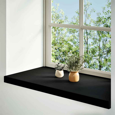 Vidaxx Fensterbänke 2 Stk. 90x40x2 cm Eiche massiv dunkelbraun