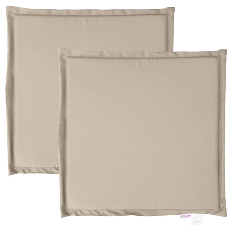 Vidaxx Gartensitzkissen 2 Stück quadratisch 45x45x2 cm taupe
