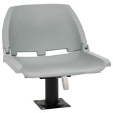 VidaXL 2-teiliges Bootsstuhl-Set klappbar 48x51x41 cm grau