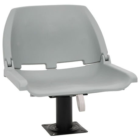 VidaXL 2-teiliges Bootsstuhl-Set klappbar 48x51x41 cm grau