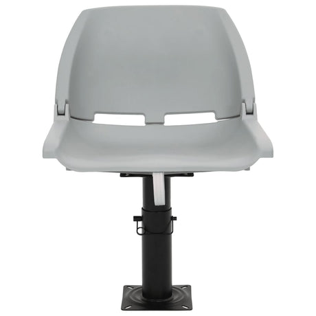 Vidaxl 2-delige bootstoelenset inklapbaar 48x51x41 cm grijs
