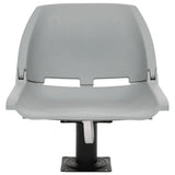 VidaXL 4-teiliges Bootsstuhl-Set klappbar 48x51x41 cm grau