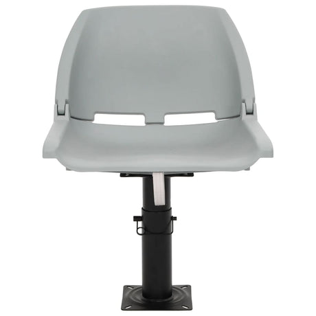 Vidaxl 4-delige bootstoelenset inklapbaar 48x51x41 cm grijs