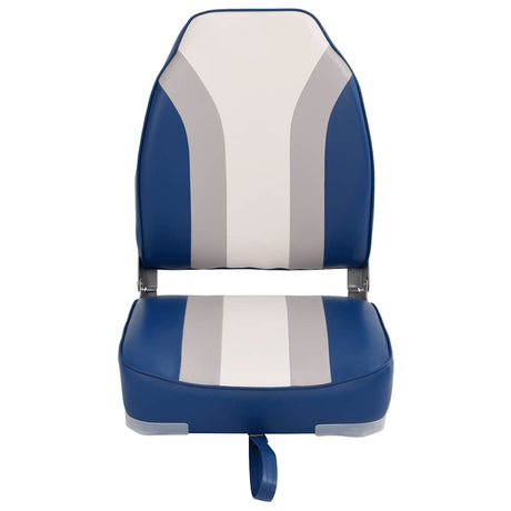 Vidaxl bootstoelen inklapbaar 2 st met hoge rugleuning