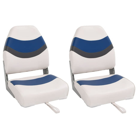 Vidaxx Bootsstühle 2 Stück klappbar mit hoher Rückenlehne 44x38x55 cm