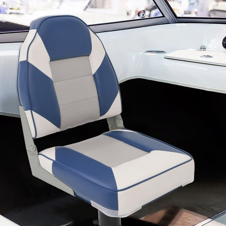 Vidaxl 4-delige bootstoelenset met hoge rugleuning inklapbaar