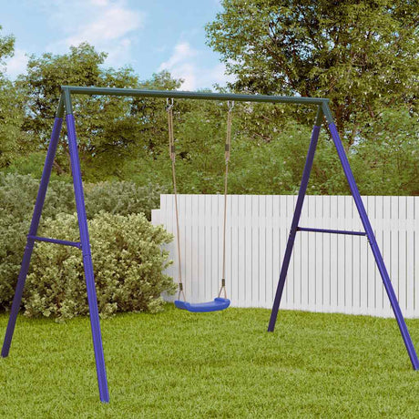 VidaXL Schaukelsitz für Kinder, 1-Personen-verstellbares Seil, blau