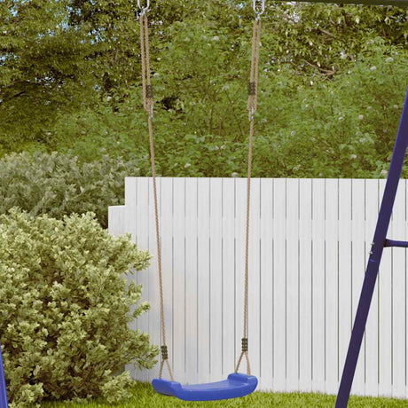 VidaXL Schaukelsitz für Kinder, 1-Personen-verstellbares Seil, blau