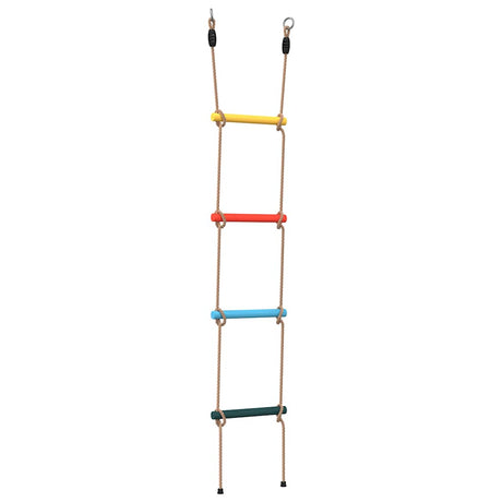 VidaXL Strickleiter für Kinder mit 4 Sprossen, mehrfarbig