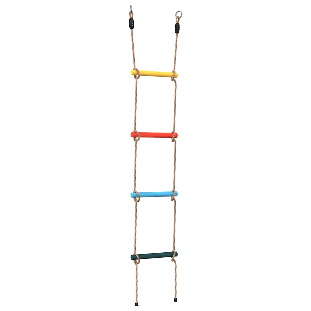 VidaXL Strickleiter für Kinder mit 4 Sprossen, mehrfarbig