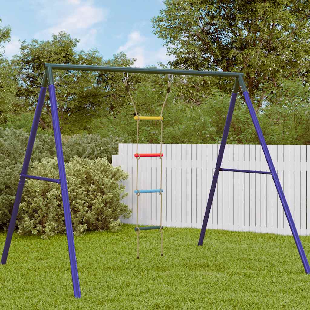 VidaXL Strickleiter für Kinder mit 4 Sprossen, mehrfarbig