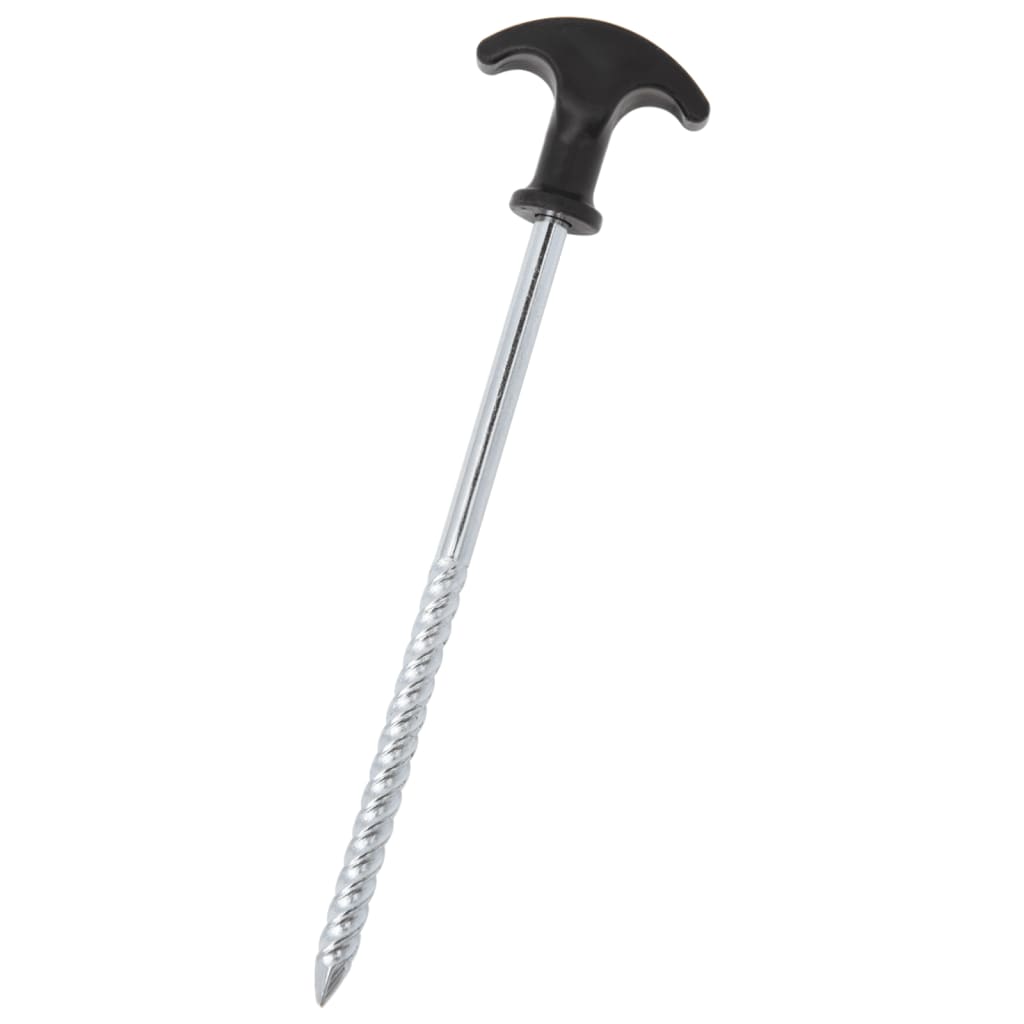 Vidaxl Zeltheringe 12 Stück ø7 mm 20 cm verzinkter Stahl