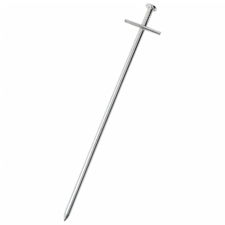 Vidaxl Zeltheringe 24 Stück ø6 mm 23 cm verzinkter Stahl