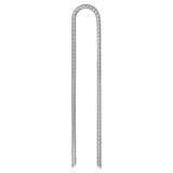 Vidaxl Zeltheringe 12 Stück U-förmig ø7 mm 30 cm verzinkter Stahl
