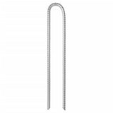 Vidaxl Zeltheringe 6 Stück U-förmig ø10 mm 37 cm verzinkter Stahl