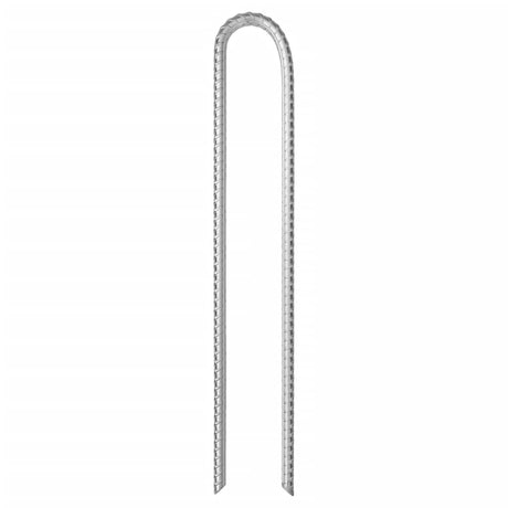 Vidaxl Zeltheringe 6 Stück U-förmig ø10 mm 37 cm verzinkter Stahl