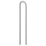 Vidaxl Zeltheringe 12 Stück U-förmig ø12 mm 41,5 cm verzinkter Stahl