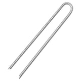 Vidaxl Zeltheringe 12 Stück U-förmig ø12 mm 41,5 cm verzinkter Stahl