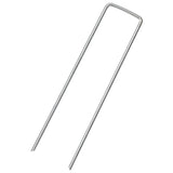 Vidaxx Erdnägel 25 Stück U-förmig 15x3,5 cm verzinkter Stahl
