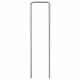 Vidaxl Erdnägel 50 Stück U-förmig 15x3,5 cm verzinkter Stahl