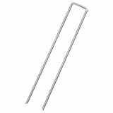 VidaXL Erdnägel 50 Stück U-förmig 20x4 cm verzinkter Stahl