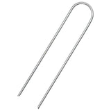 Vidaxx Erdnägel 25 Stück U-förmig 15x3,5 cm verzinkter Stahl