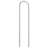 Vidaxx Erdnägel 25 Stück U-förmig 15x3,5 cm verzinkter Stahl