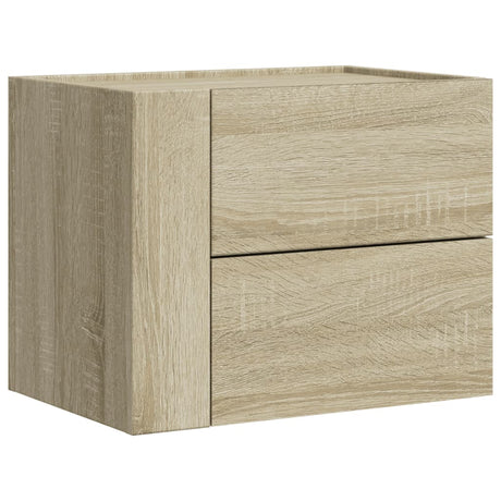 Vidaxl nachtkastje wandgemonteerd 45x30x35 cm sonoma eikenkleurig