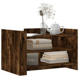 Vidaxl salontafel 80x50x50 cm bewerkt hout gerookt eikenkleurig