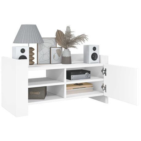 Vidaxl tv-meubel 80x35x40 cm bewerkt hout wit