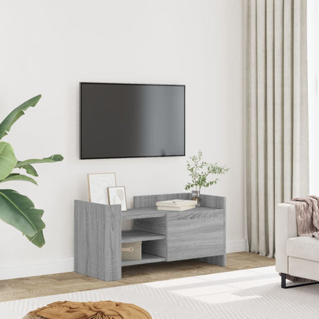 Vidaxl tv-meubel 80x35x40 cm bewerkt hout grijs sonoma eikenkleurig