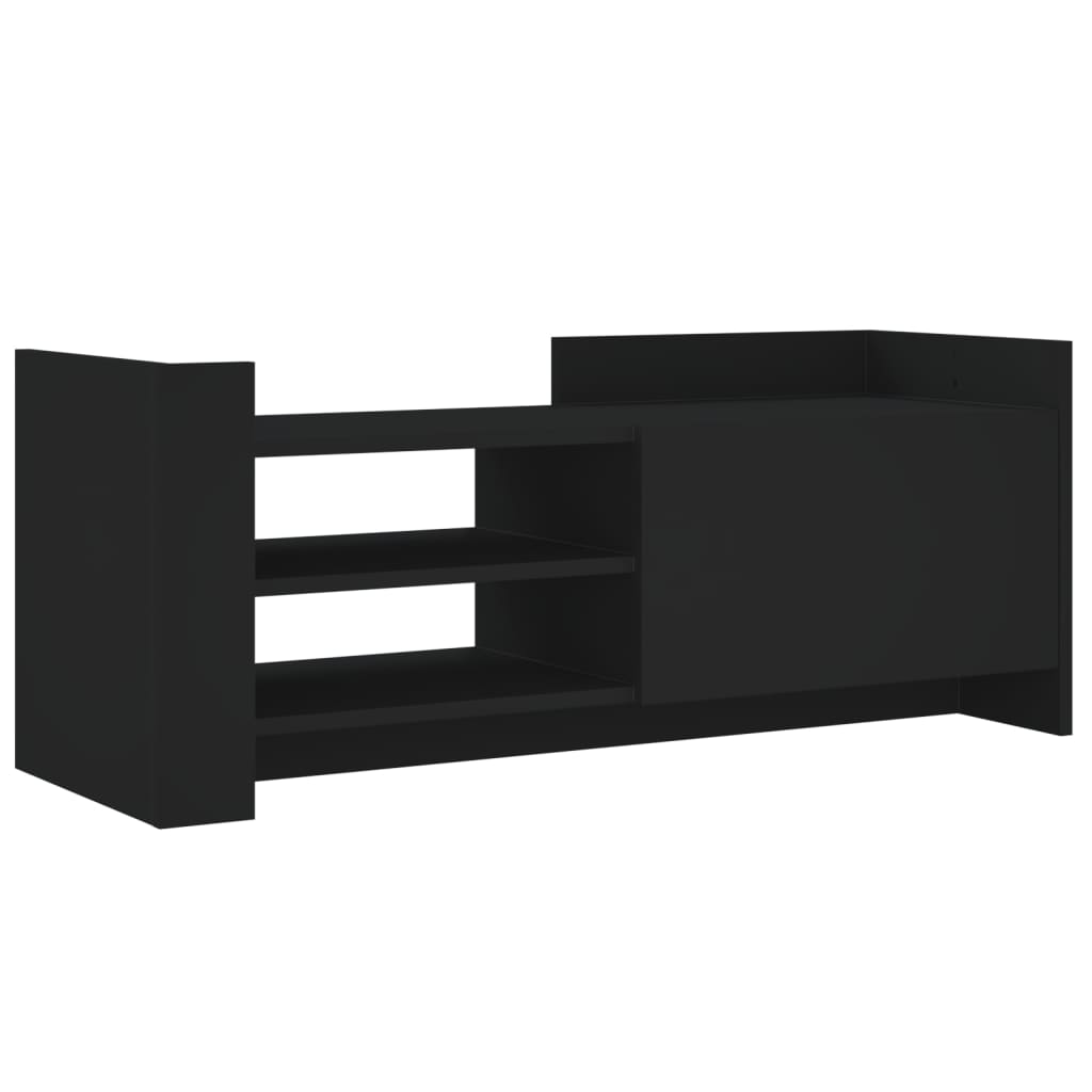 Vidaxl tv-meubel 100x35x40 cm bewerkt hout zwart